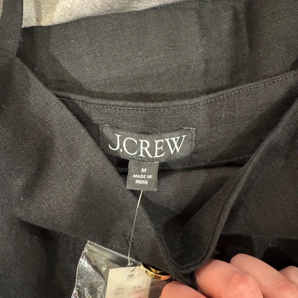 NWT ‘J.Crew Claudia Dress in Linen’ sz Medium - Picture 5 of 8